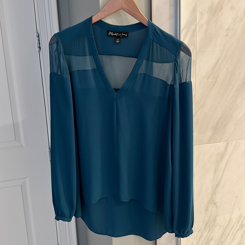 Elizabeth and James Silk Top